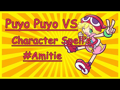 Puyo Puyo VS - Character Spell's / Amitie