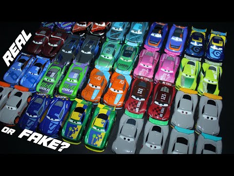 Mattel Disney Cars Next-Gen Piston Cup Racers Real vs. Fake Comparison - How to Tell Which is Legit