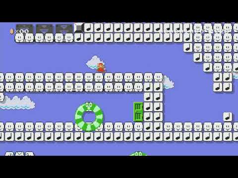 白銀の世界で学び楽しみ友情を深めよう♪　スピードラン ~絆~ by A's/ズルニャン♪ - Super Mario Maker - No Commentary 1bq