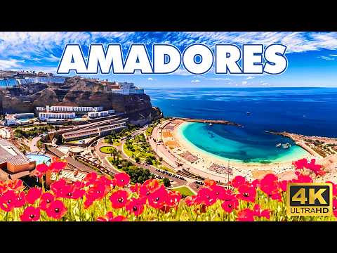 Playa de Amadores: The PERFECT Beach in Gran Canaria! | 4K Walking Tour
