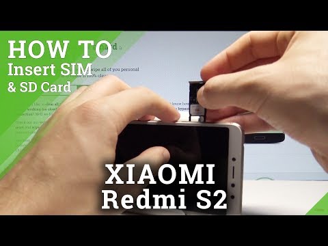 How to Insert SIM and SD in XIAOMI Redmi S2 - Set Up Nano SIM & Micro SD |HardReset.Info