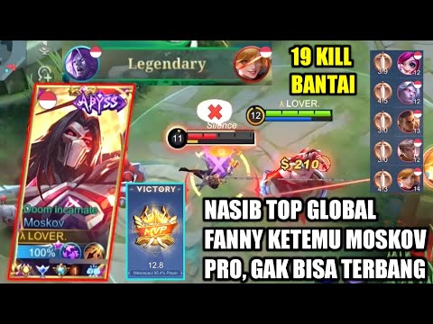 TOP GLOBAL MOSKOV MENGAMUK !! BANTAI MUSUH SAMPAI COKLAT SEMUANYA - MOBILE LEGENDS
