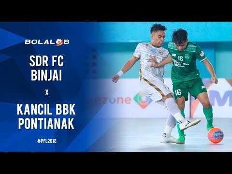 SDR FC Binjai (1) Vs (9) Kancil BBK Pontianak - Highlights Pro Futsal League 2018