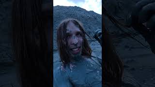 Why is playing in mud so satisfying 🤔 #mudtherapy #asmr #relax