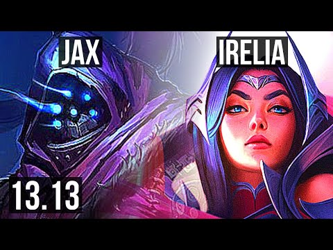 JAX vs IRELIA (TOP) | 5/0/1, 900+ games | KR Master | 13.13