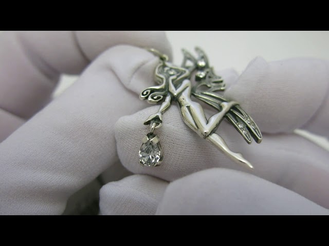 Серебряный кулон "Фея" 3110271 Видеообзор