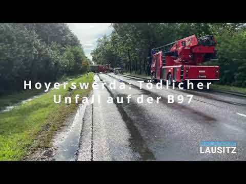 Hoyerswerda: Tödlicher Unfall auf der B97