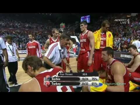 Basketball-WM 2010 Türkei - Serbien 83:82 (FIBA 2010 Halbfinale)