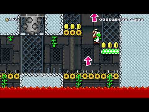 ★ Piranha-Plant Festung ★ by Sayunu 🍄 Super Mario Maker 2 #agy 😶 No Commentary