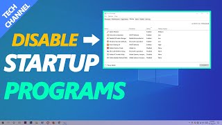How to Disable Startup Programs on Windows 10 | Speed up Windows 10