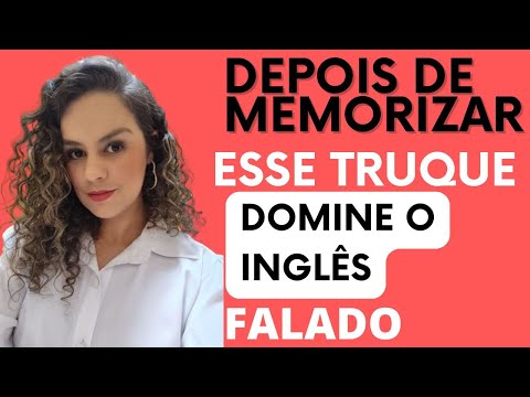 🗽TRUQUE simples para aprender inglês rápido e fácil .📚 Curso de inglês📚