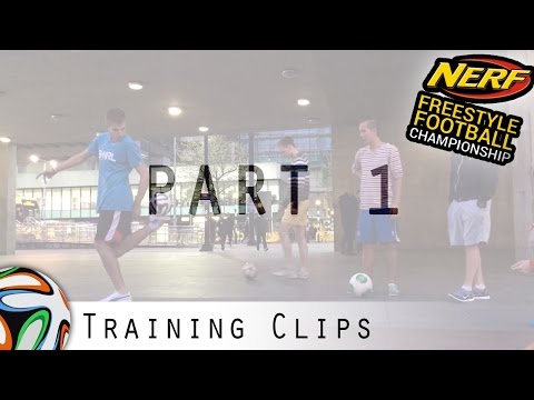 UK Freestyle Football Championships 2014 - Manchester | Training Clips Part 1