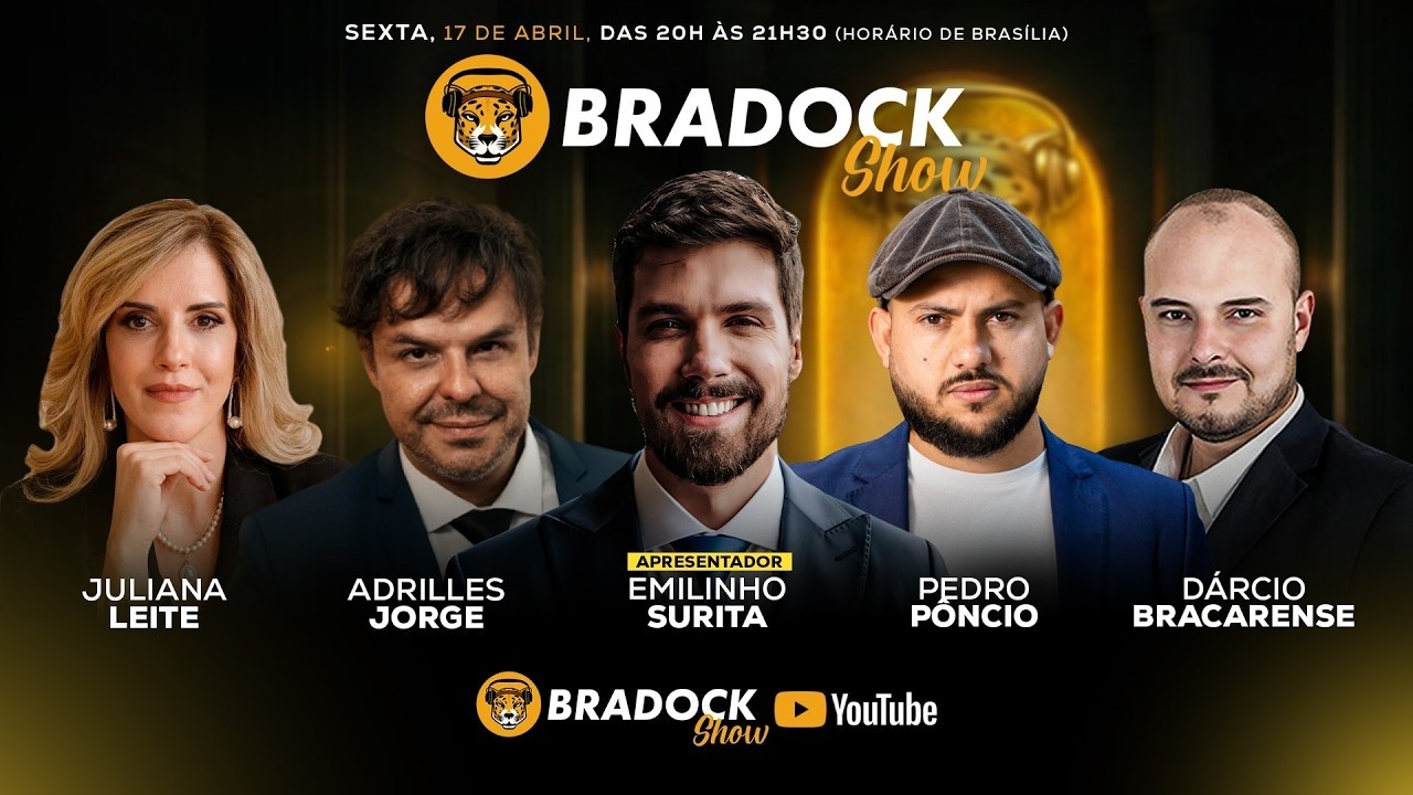 Bradock Show 16/04/26 - ADRILLES JORGE, Emilinho, Juliana Leite, Pedro Pôncio e Dárcio Bracarense