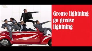 Glee Lyrics- Greased Lightning