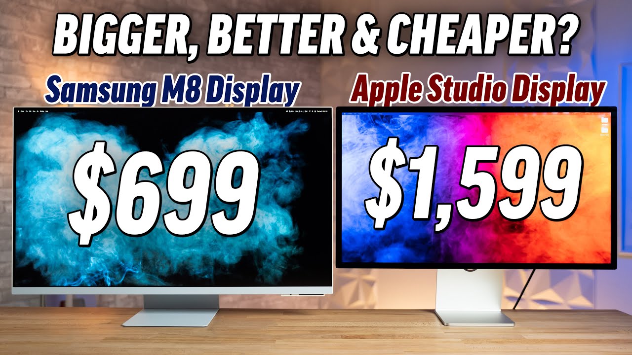 Samsung M8 Display vs  Studio Display - Why pay $1600?!