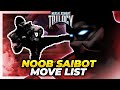 NOOB SAIBOT MOVE LIST Mortal Kombat Trilogy MKT