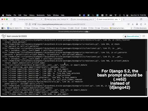 Fixing Django 5.2 Errors on PythonAnywhere thumbnail