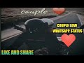 COUPLE BIKE Couple Ride Whatsapp Status H CREATION