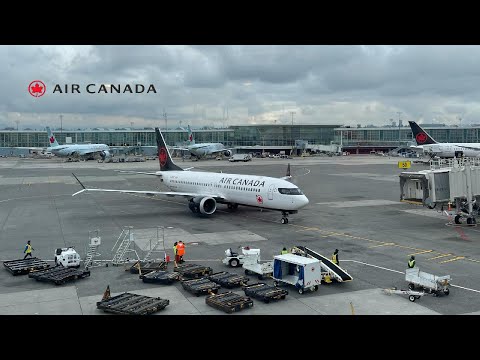 Air Canada Boeing 737 Max 8: Ottawa YOW to Vancouver YVR in Business Class
