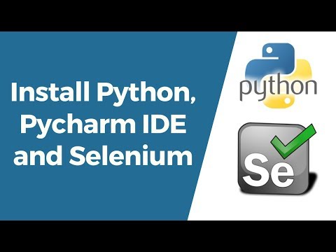 Selenium with Python Tutorial 1 Installing Python Selenium Pycharm IDE