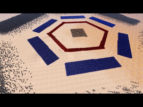 Spartans Knights & Archers Vs Zombie Rain | 73,000 Units | Ultimate Epic Battle Simulator UEBS