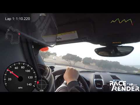 Laguna Seca 11/17 Cayman S 1:43.68 Race Render