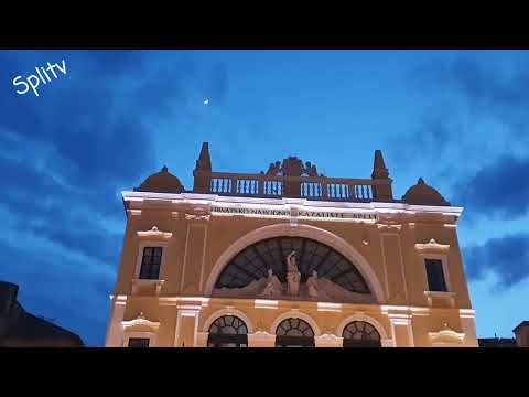 I.Tijardović: Daleko Me'Biser Mora (Mala Floramye) Orkestar i Zbor HNK Split na Trgu Gaje Bulata