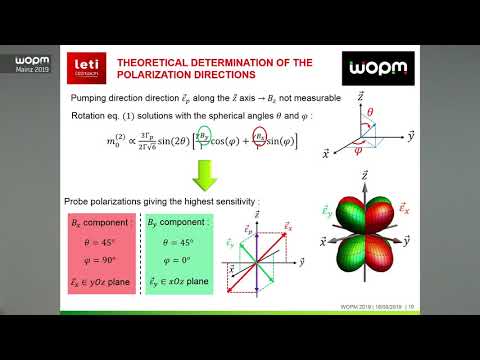 WOPM 2019 - 16 - G. Le Gal– Dual-axis single-probe Hanle magnetometer based on atomic alignment.
