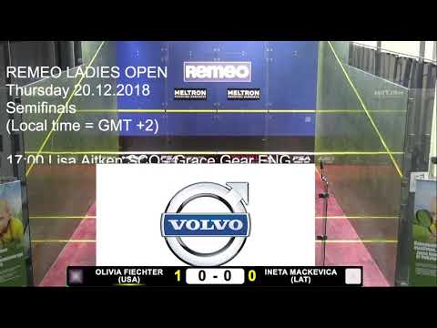 Remeo Ladies Open 2018: Olivia Fiechter USA - Ineta Mackevica LAT