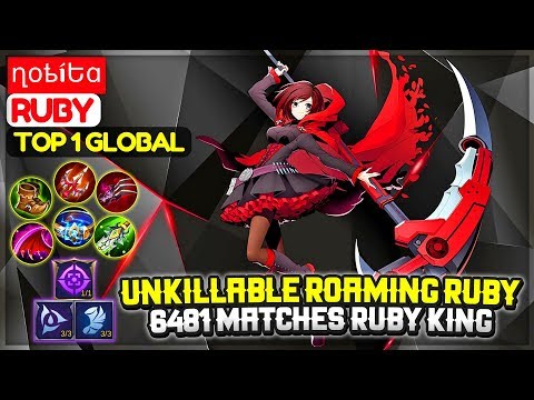 Unkillable Roaming Ruby, 6481 Matches Ruby King [ Top 1 Global Ruby ] ղօҍíԵɑ -  Mobile Legends