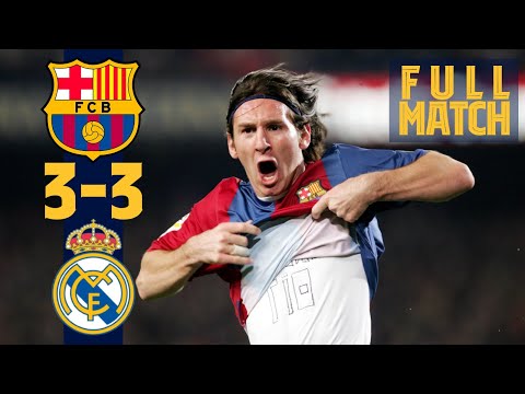 FULL MATCH: BARÇA 3-3 REAL MADRID (Messi's first hat-trick in the Clásico!)