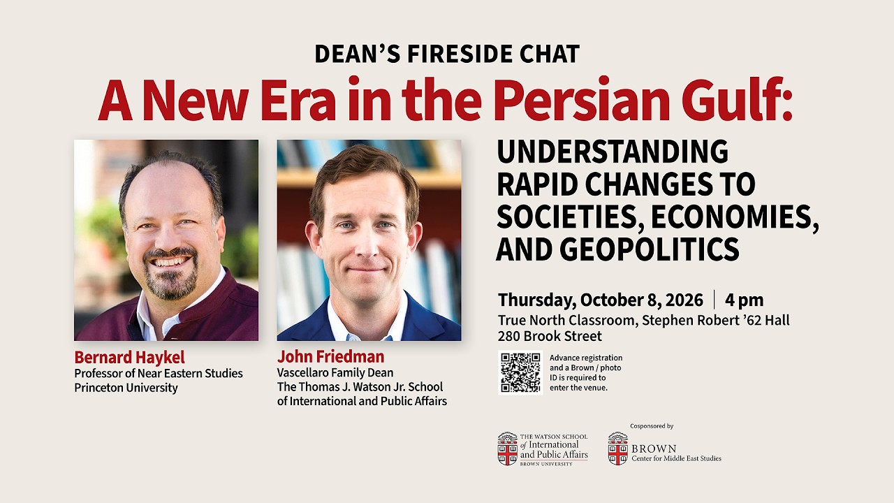 A New Era in the Persian Gulf: Understanding Rapid Changes to Societies, Economies, and Geopolitics