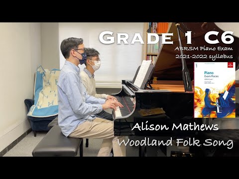 Grade 1 C11 | A Mathews - Woodland Folk Song | ABRSM Piano 2025-2026 | Stephen Fung & Alexander Wong