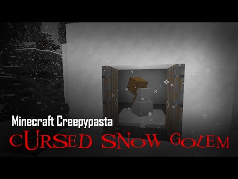 RayGloom Creepypasta - Minecraft Creepypasta | CURSED SNOW GOLEM