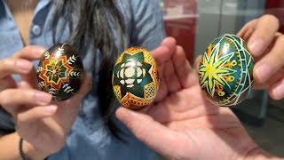 How to Make Pysanky Eggs | Ben and Althea make Ukrainian Easter eggs