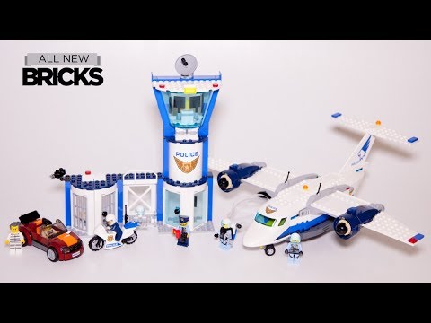 Vidéo LEGO City 60210 : La base aérienne de la police
