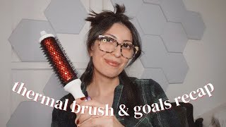 VLOGMAS ✨ testing bondi boost's infrared thermal brush, 2025 goals recap, away and abercrombie haul