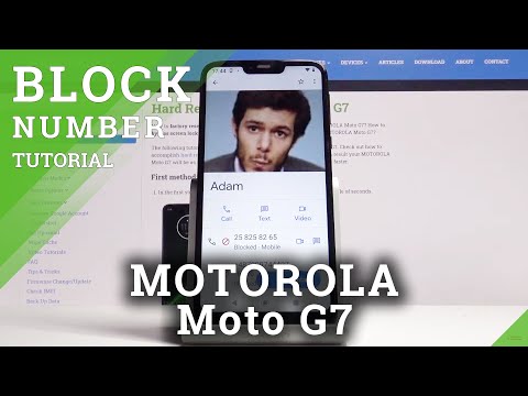 How to Block Number in MOTOROLA Moto G7 – Blacklist