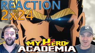 ALL MIGHT DESTROYS DEKU AND BAKUGO | My Hero Academia 2x24 Katsuki Bakugo: Origin | REACTION