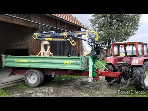 Farma Forstkran C4.6D auf Brantner Kipper.