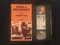 Opening Closing To To Kill A Mockingbird 1981 VHS MCA Videocassette Inc