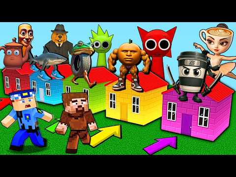 CHOOSE THE WRONG ITALIAN BRAINROT HOUSE AND YOU DIE! 😱 - Minecraft