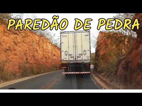 PAREDÃO DE PEDRA DE IGAPORA, veja como essa estrada é  apertada e bonita, #paredão #estrada #jgapora