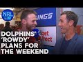 What do the Dolphins get up to on a Saturday night? Bingo of course!: In the Sheds | NRL on Nine