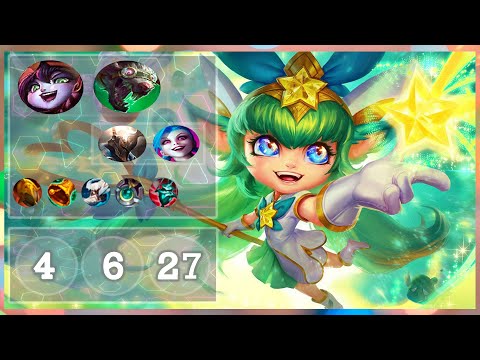 Lulu Support vs Pantheon 🦋1🦋  [KDA 4-6-27]