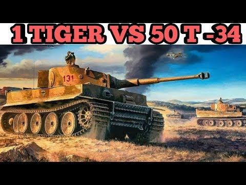 Battle Of Kursk July 1943 || 1 Tiger Vs 50 T - 34 || Franz Stuadegger