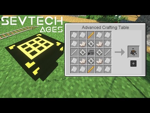 5x5 Mega Crafting Table! Extended Crafting - #51 SevTech Ages [Stage 3] - German