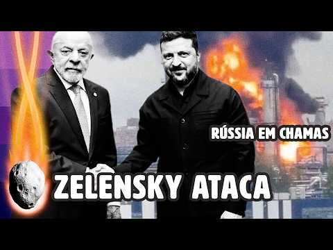 UCRÂNIA EXPLODE MOSCOU, UM DIA DEPOIS DE PEDIR DIPLOMACIA EM REUNIÃO COM LULA | PLANTÃO