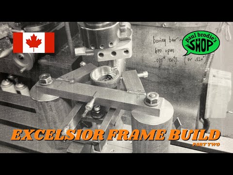 Excelsior Frame Build - part 2! // paul brodie's shop