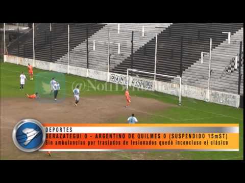 COMPACTO BERAZATEGUI 0 - ARGENTINO DE QUILMES 0 (SUSPENDIDO 15mST)
